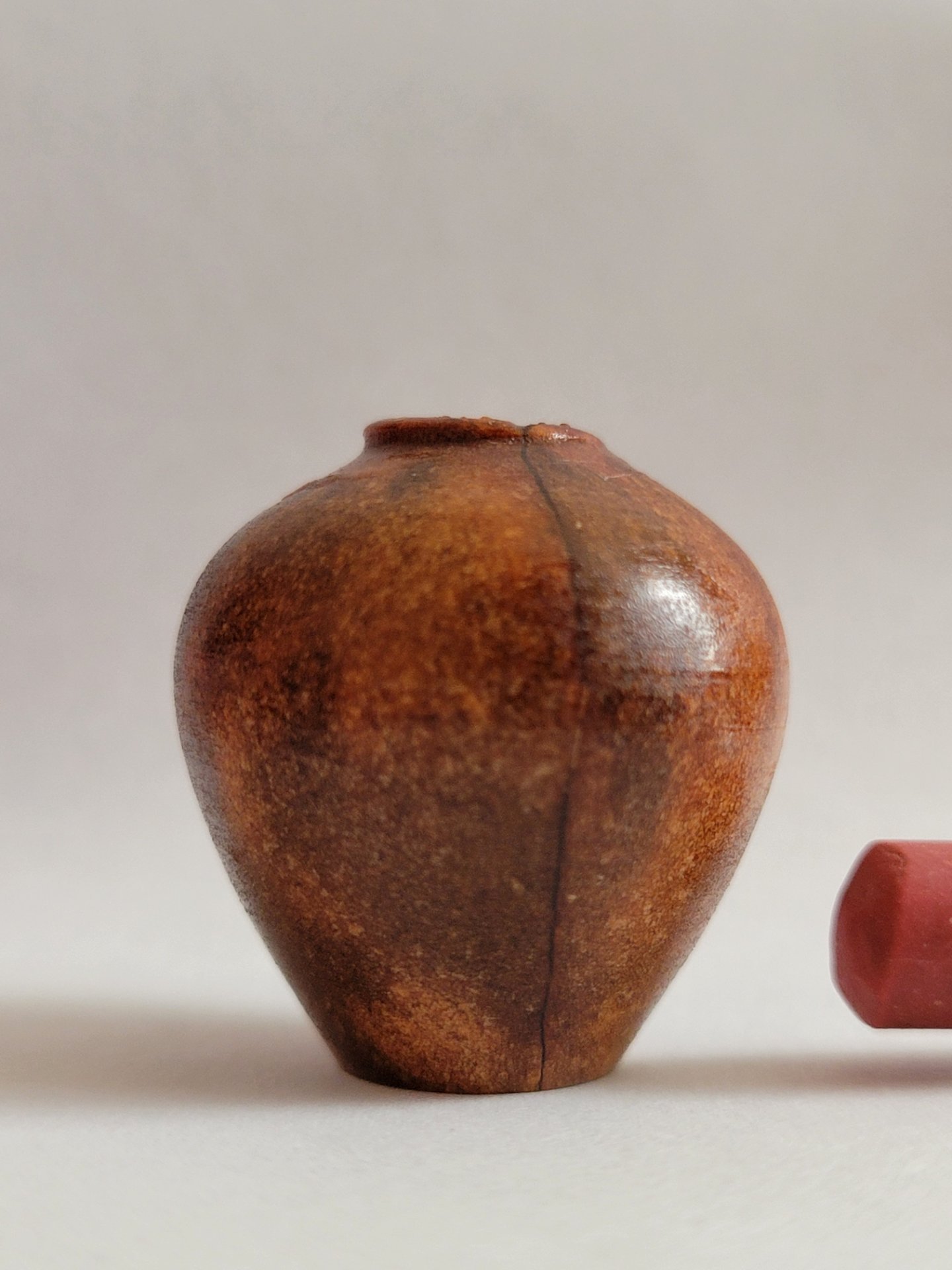 Avocado Pit Hollow Form