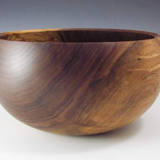 Back Walnut Calabash Bowl