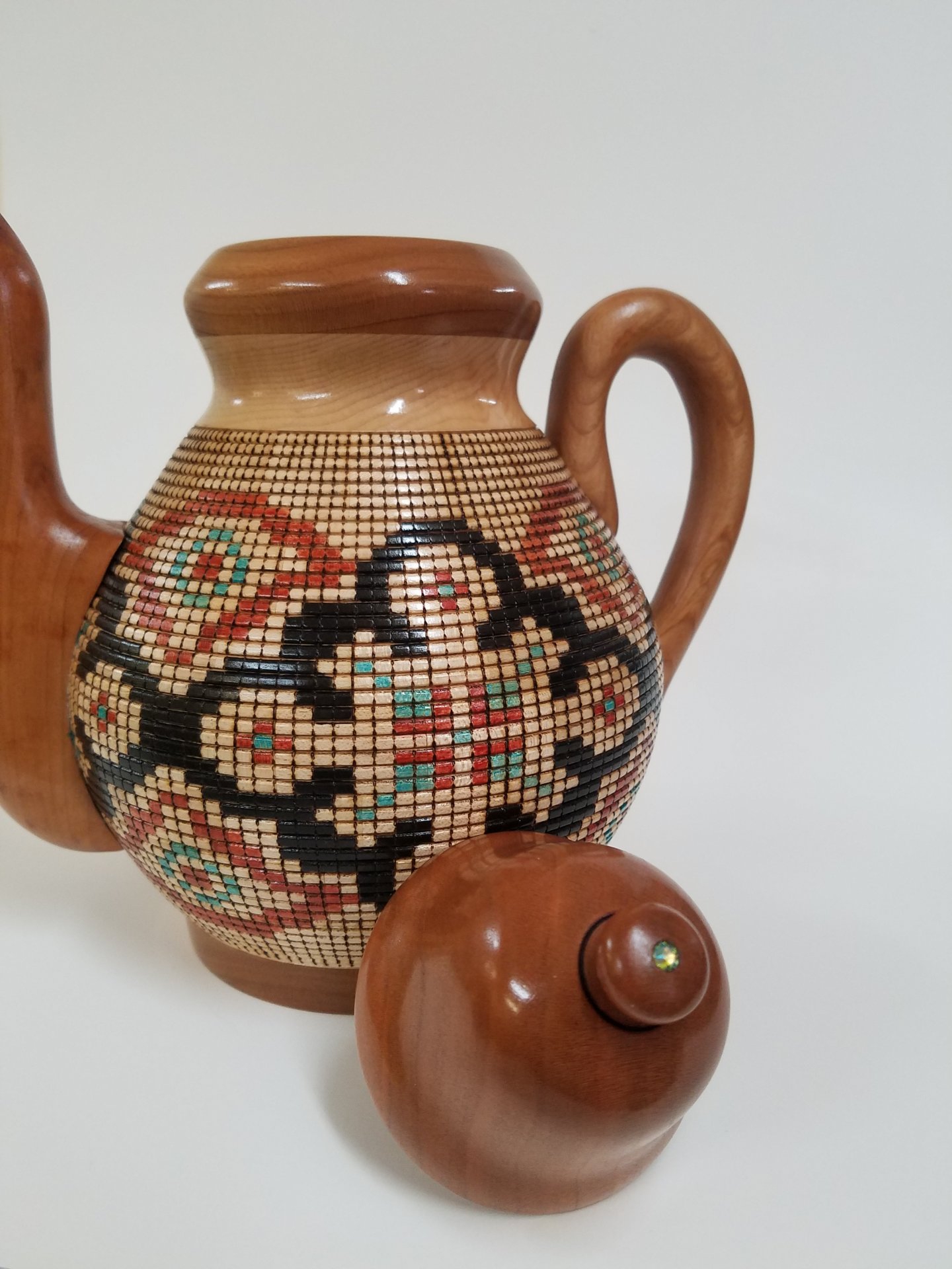 Basket Illusion Teapot