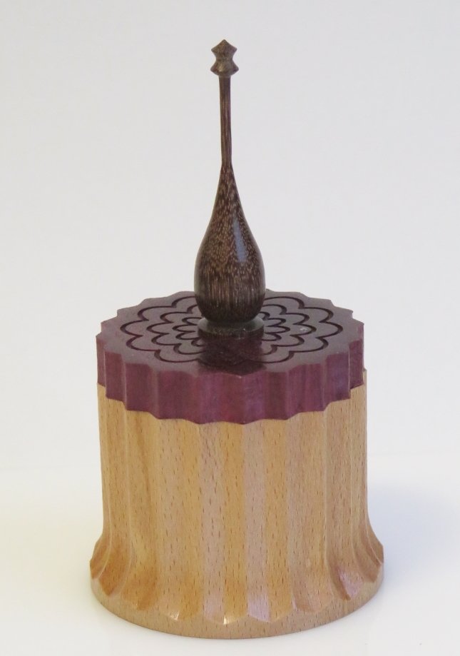 Beech Purpleheart & Greenheart box