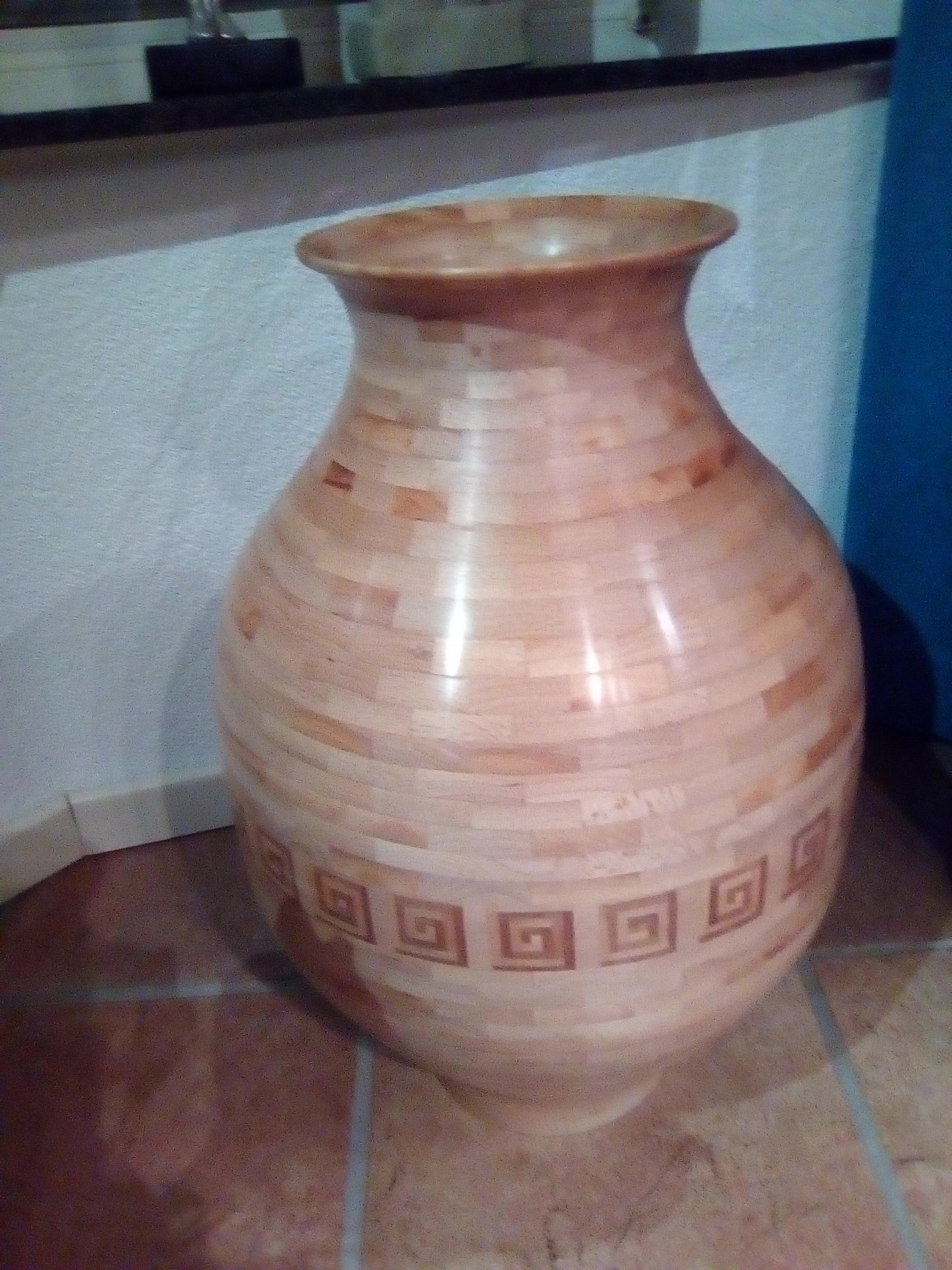 Beech staircase turned into a vase