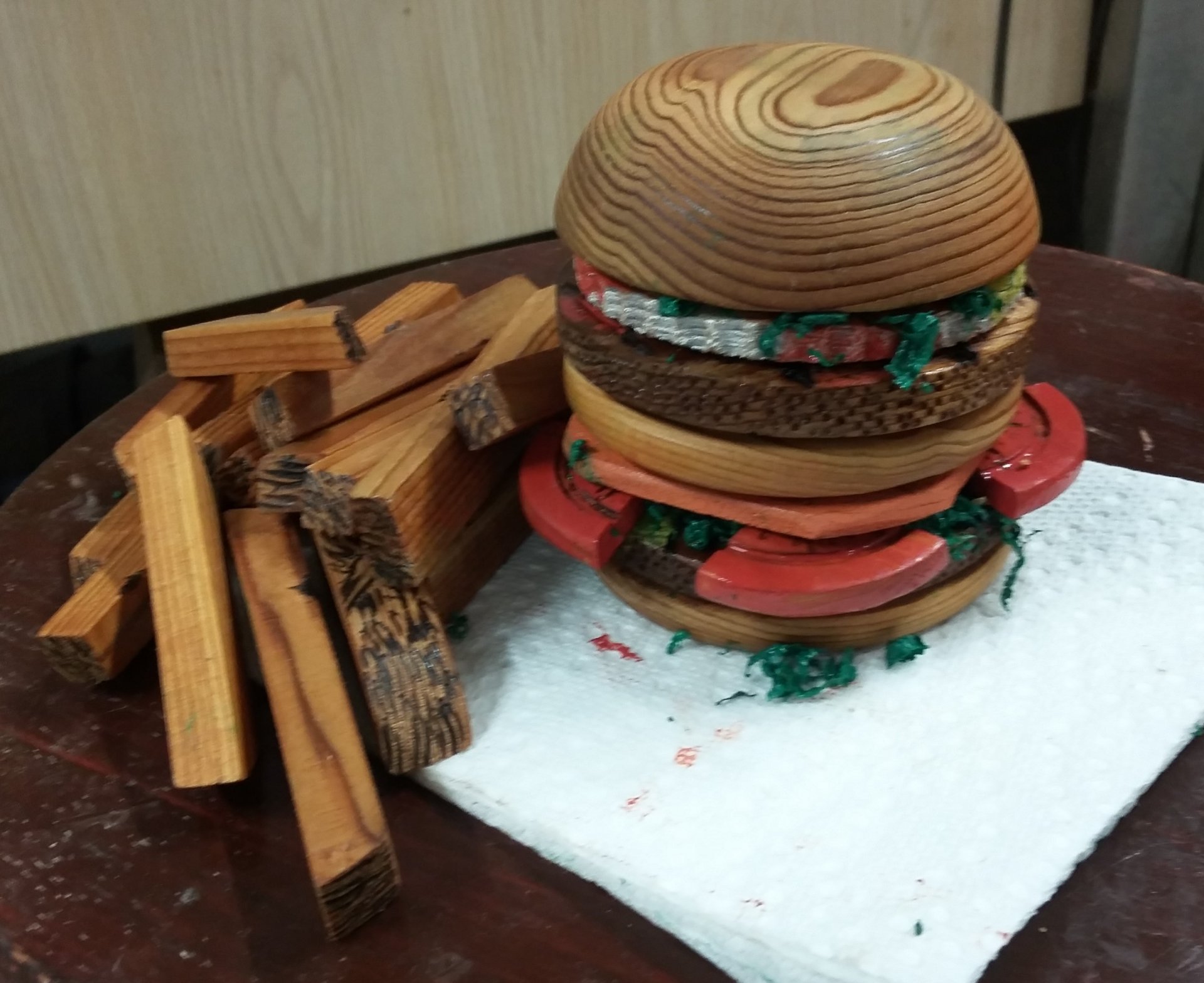Beyond Meat Burger for our clubs 2x4 x 2 foot challenge