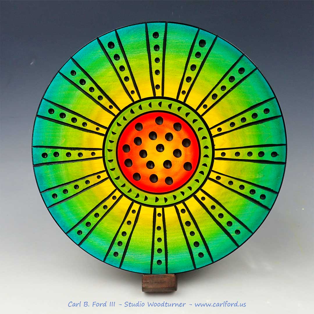 Big Bold Lotus Pod Plate