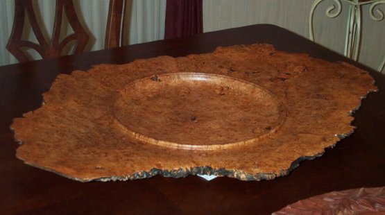 Big Leaf Maple Burl Platter