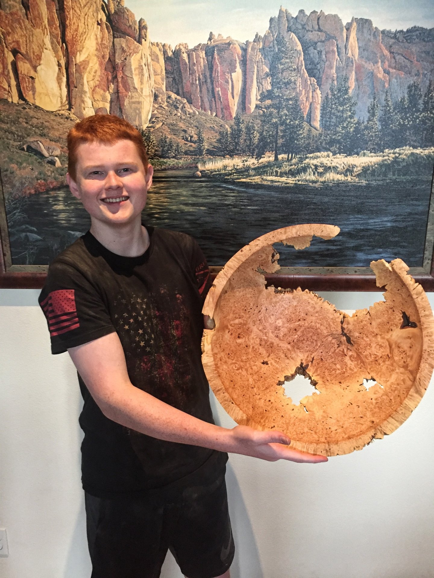Big maple burl bowl