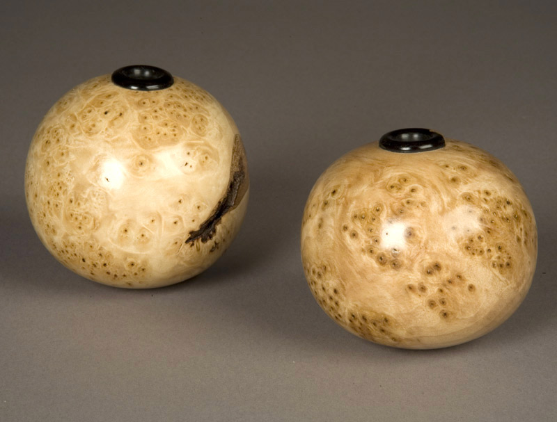 Birch Burl Hollow Forms.