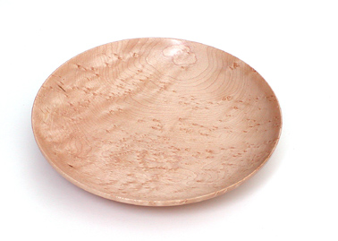 Bird's eye maple dish