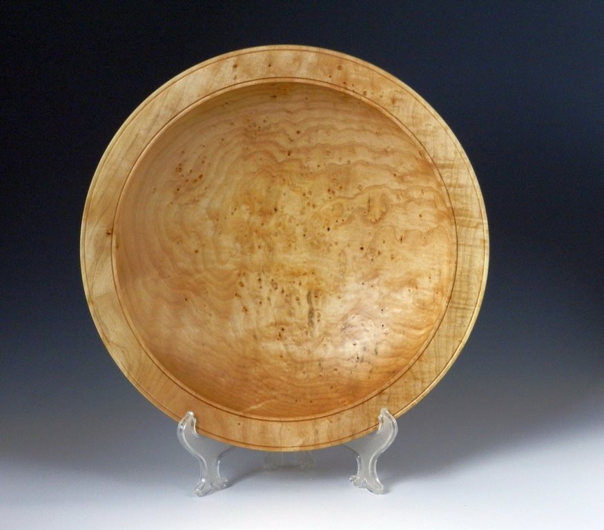 Birds eye Maple plate