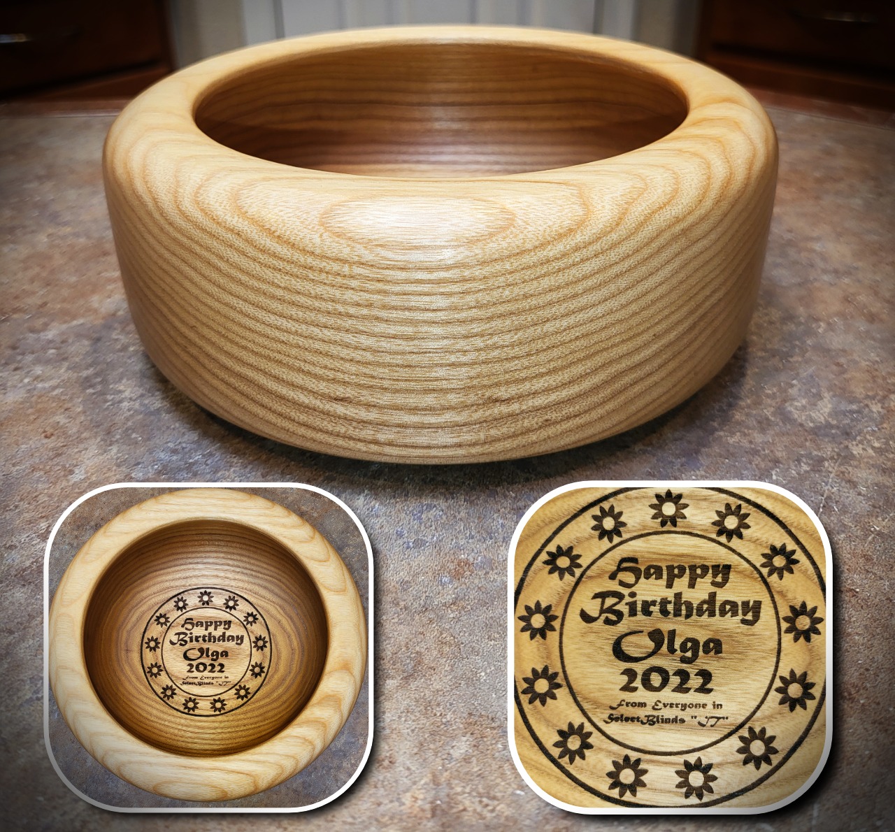 Birthday Bowl for Co-Worker