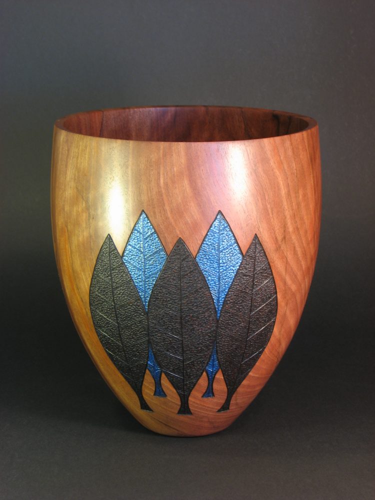 Black and Blue Vase 2