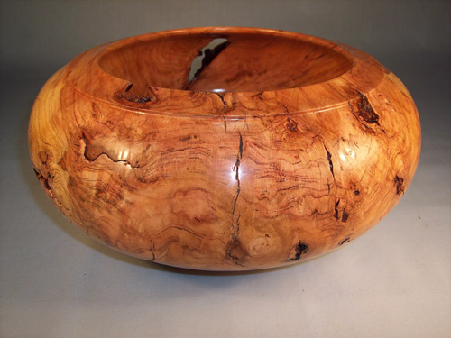 Black Cherry Burl Bowl