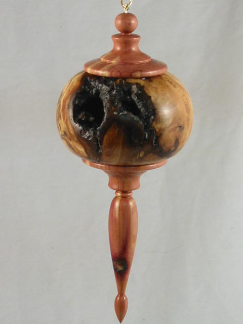 Black Cherry, Cedar ornament