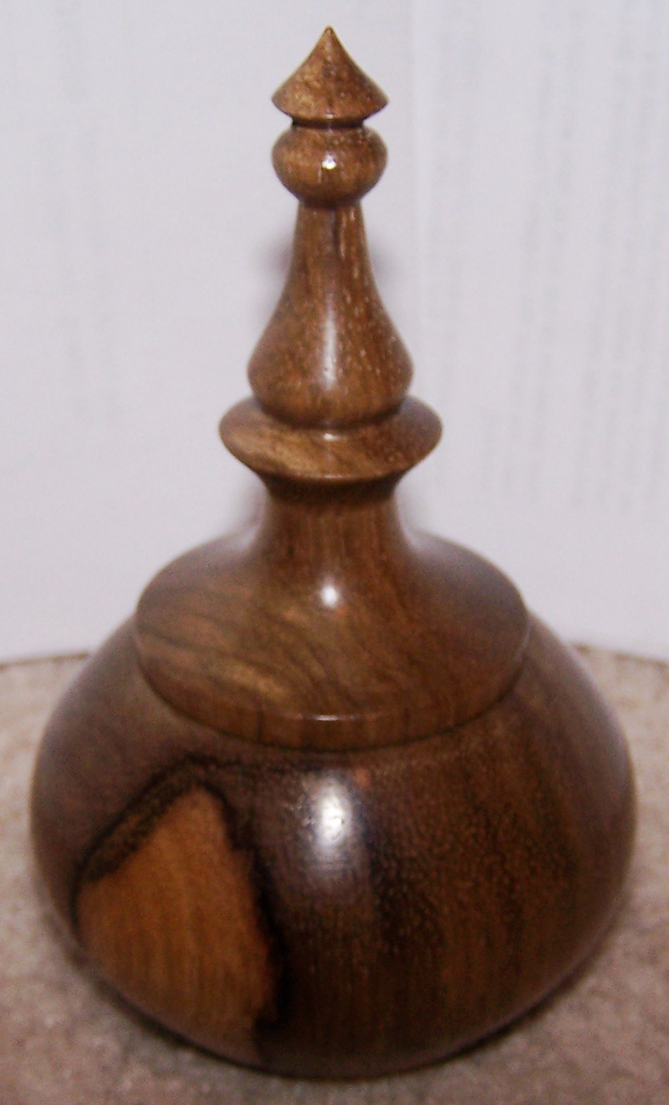 Black Limba Finial Box