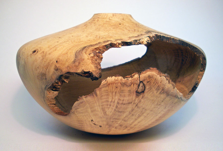 Black Locust Burl Hollow Form