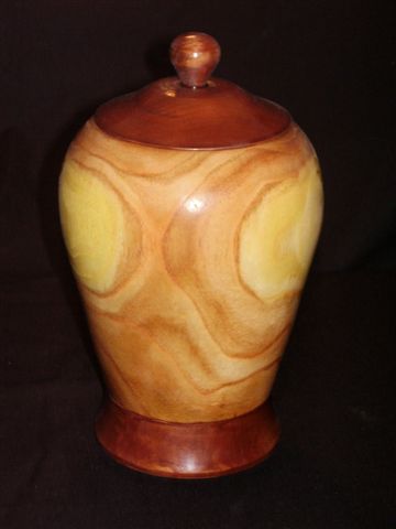 Black Locust Lidded Vessel