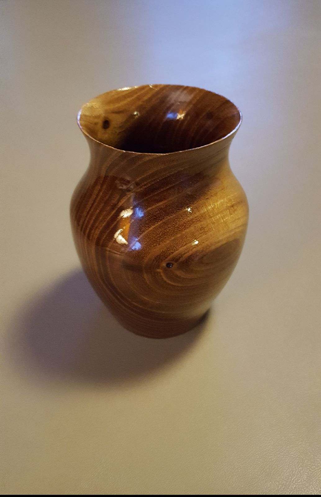 Black locust vase
