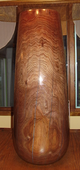 black walnut vessel