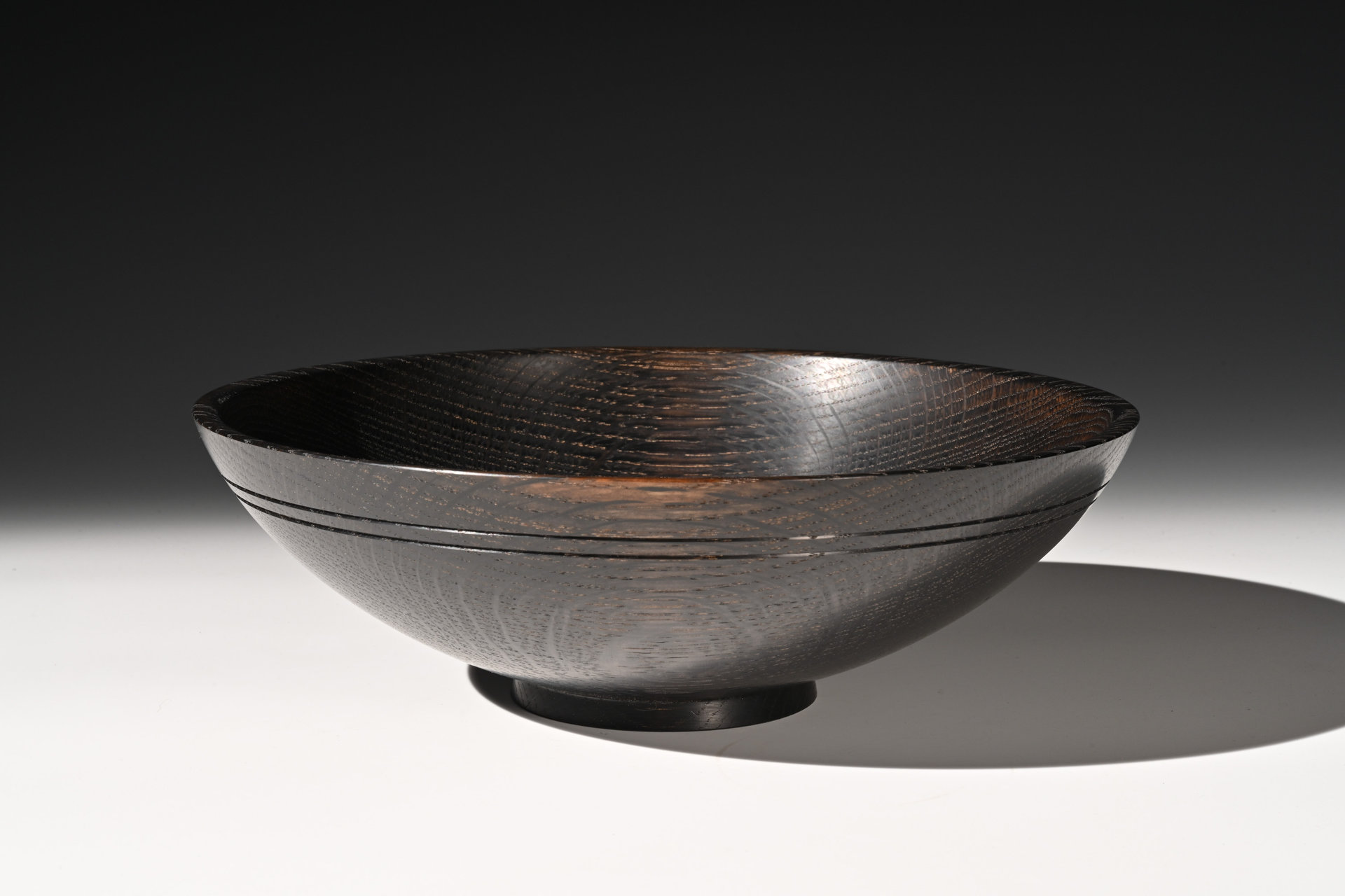 Blackened Oak bowl