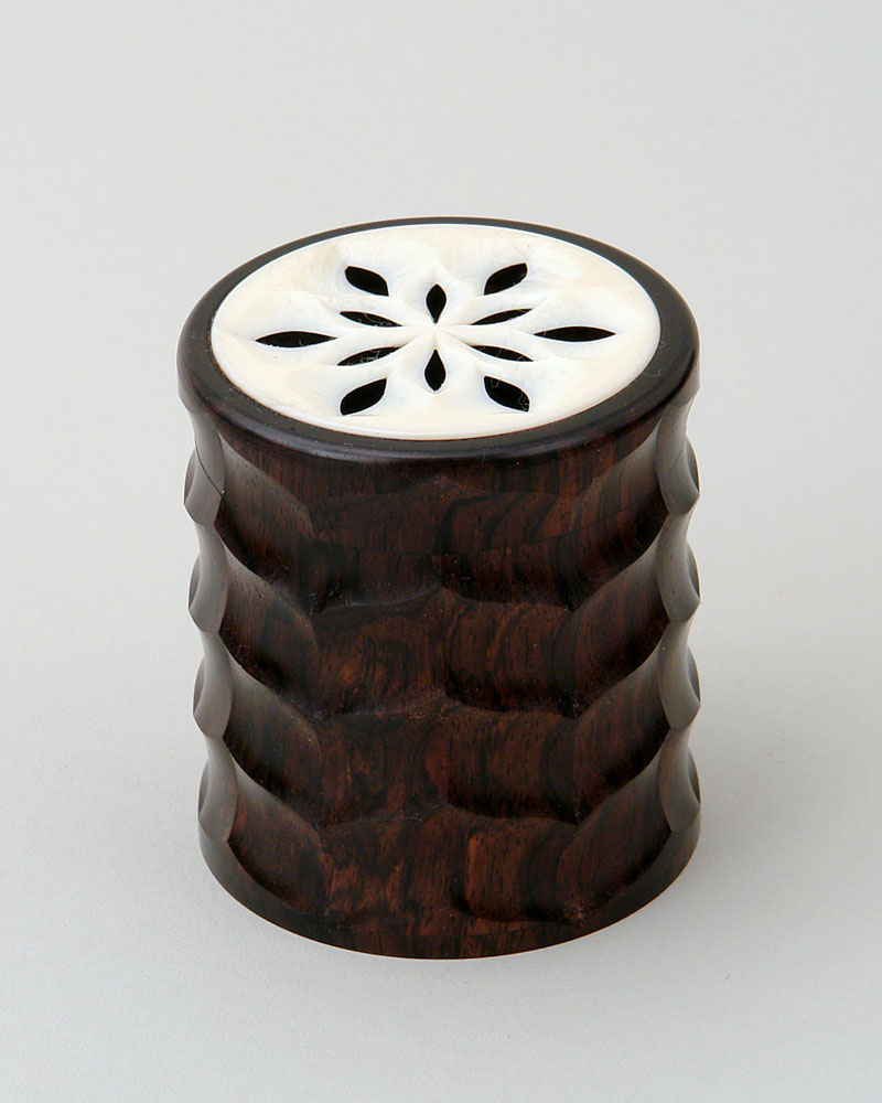 Blackwood Box w/ Pierced Lid