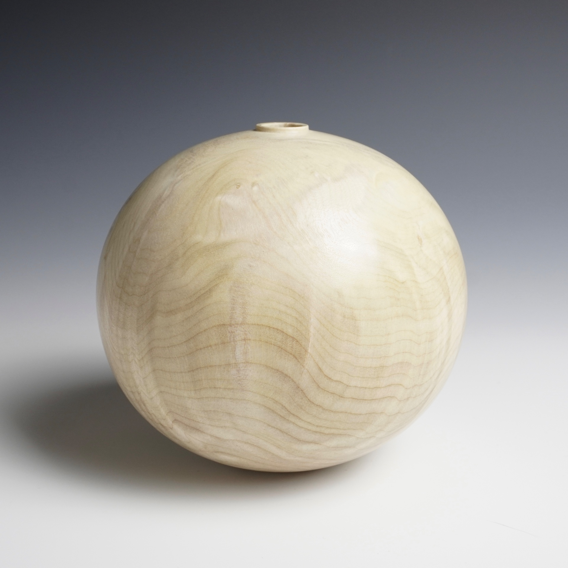 Bleached maple hollow form