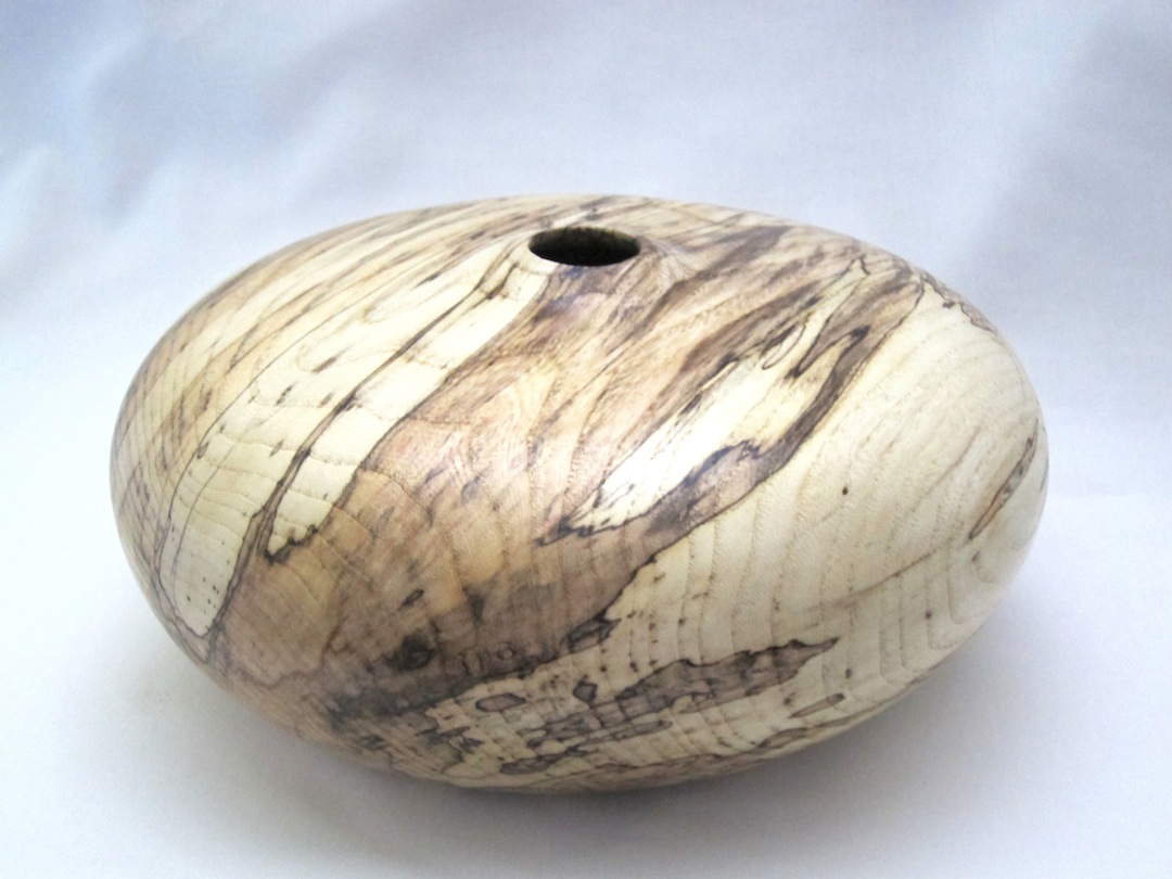 Bleached Spalted Elm Hollow Form