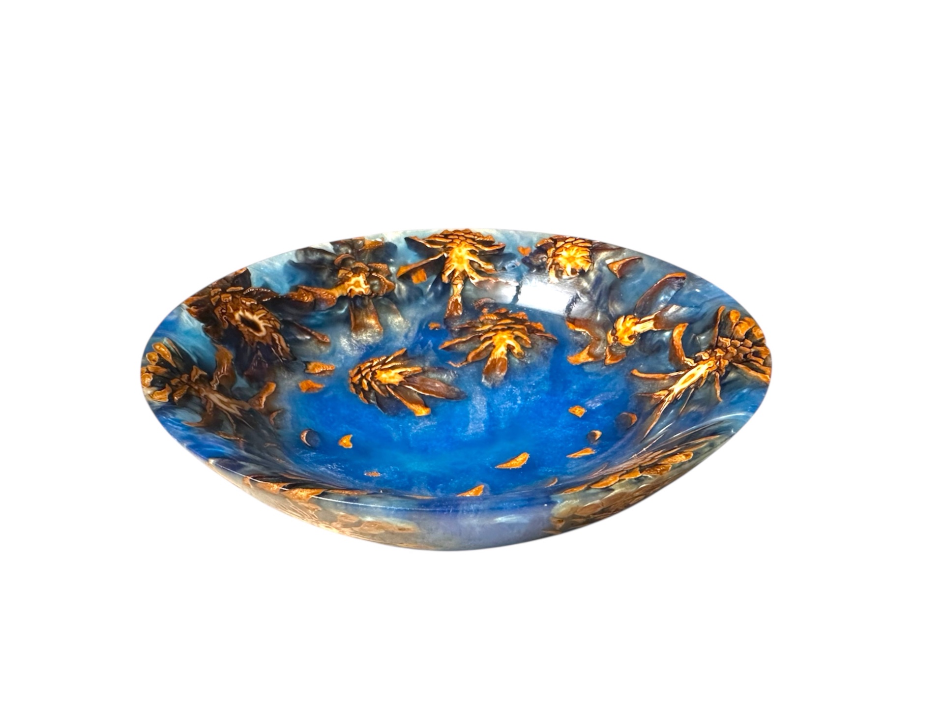 Blue pinecone