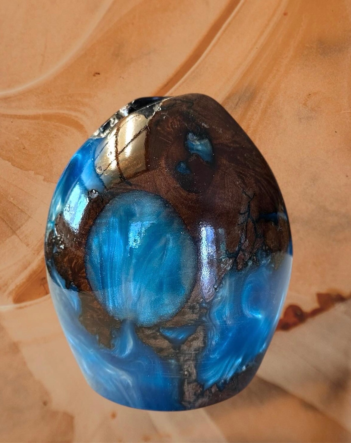 Blue wood