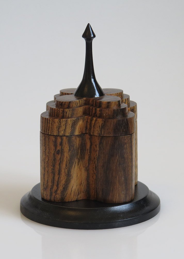 Bocote box with Blackwood finial