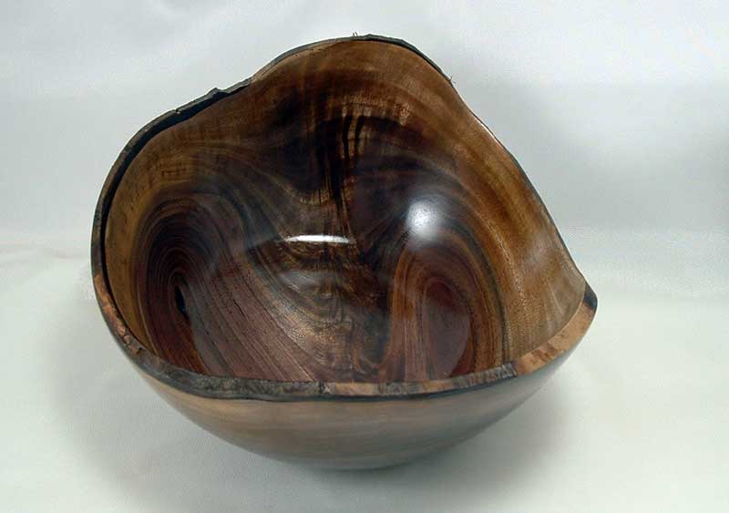 Bowl, black walnut, N.E.
