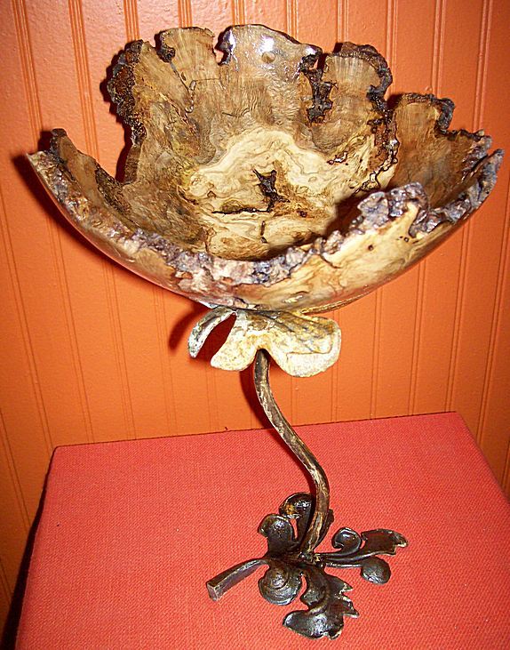 Bowl on W.I. Stand