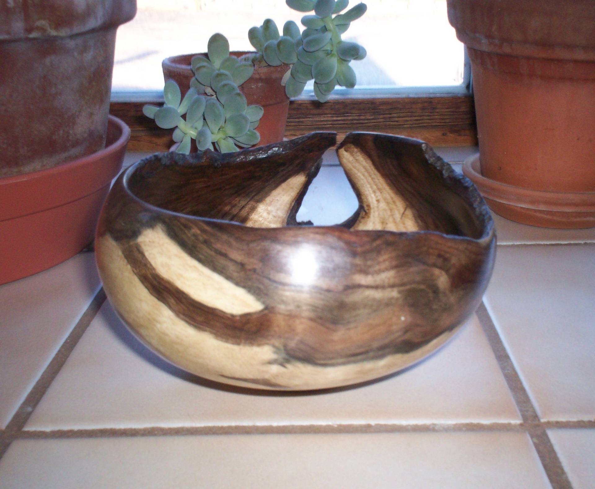 bowl with hole