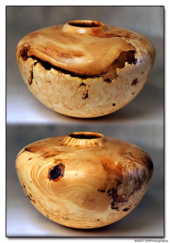 Box Elder Burl Hollow Form