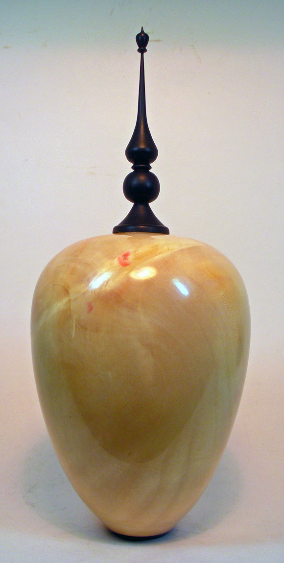 Box Elder HF Ebony Finial/Accents