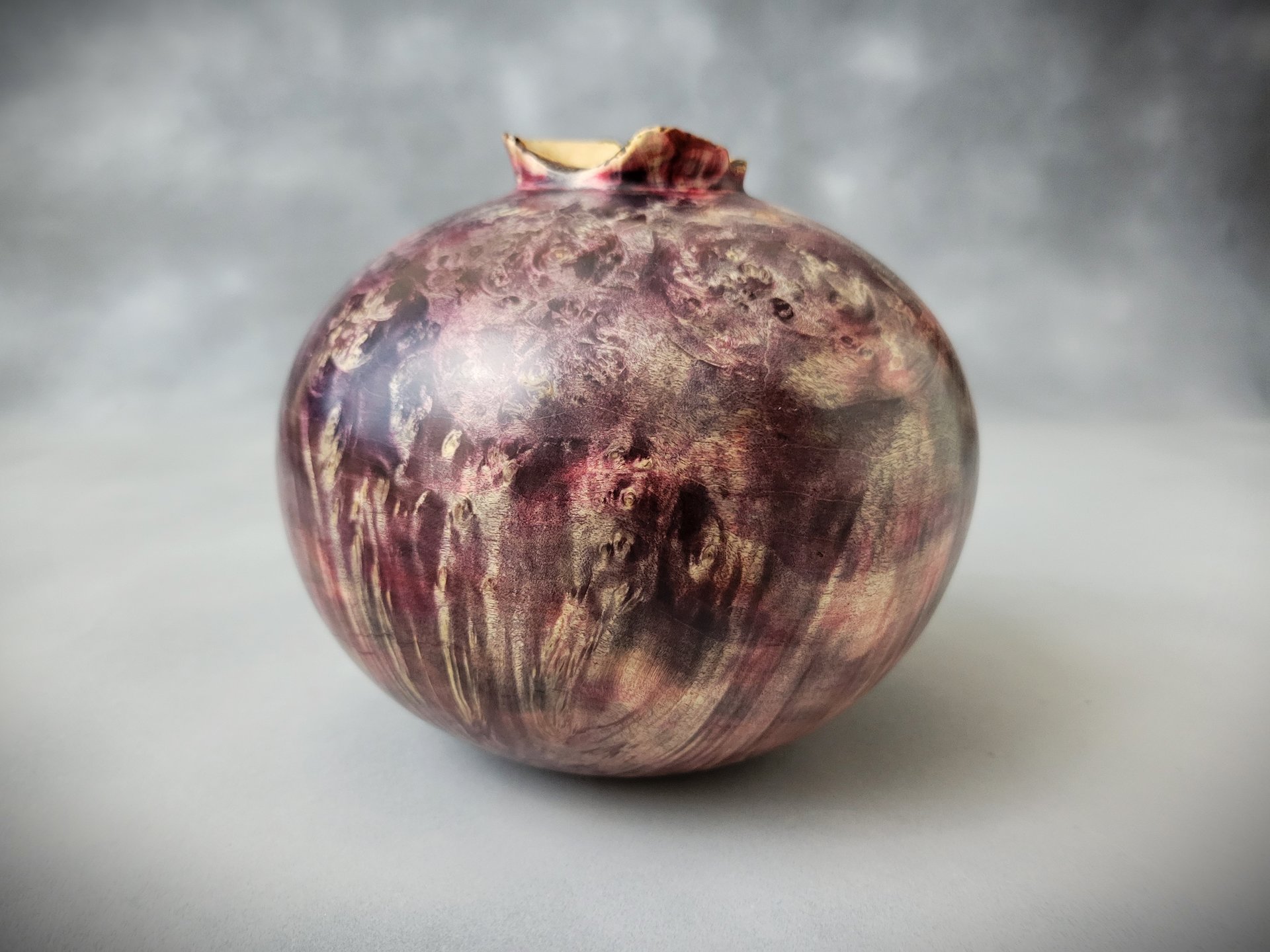 Boxelder burl hollow form