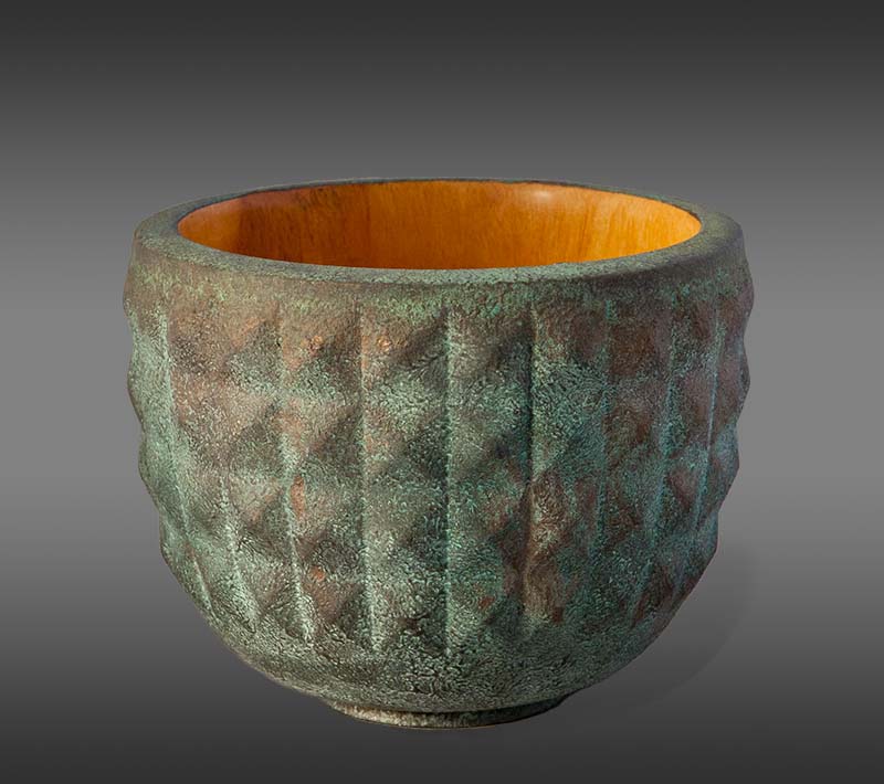 Bronzed Mahogany Bowl