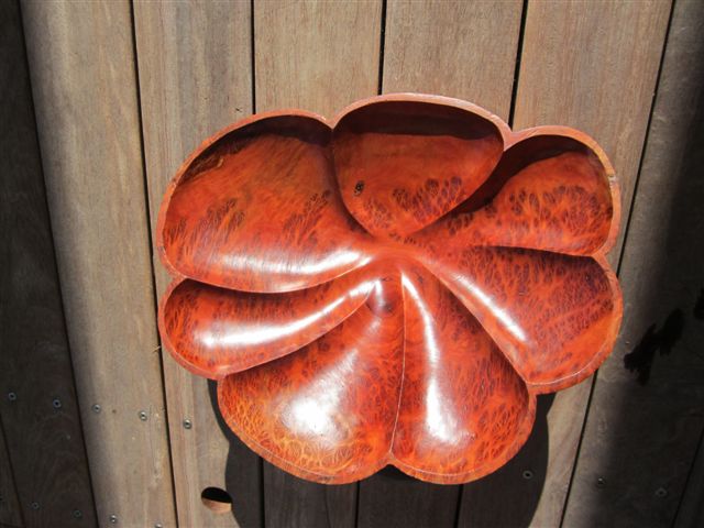 Brown Mallee burl bowl