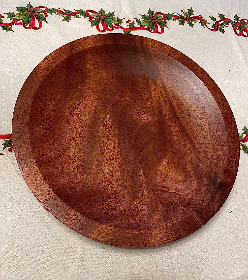 Bubinga dish