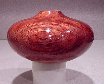 Bubinga hollow form