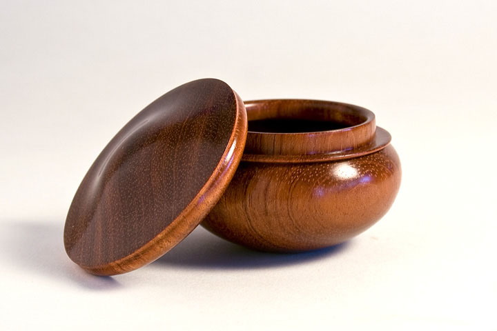 Bubinga Lidded Pot