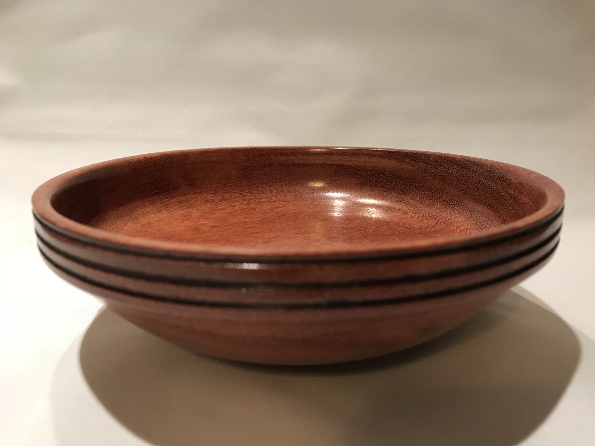 Bubinga Three Ring Bowl