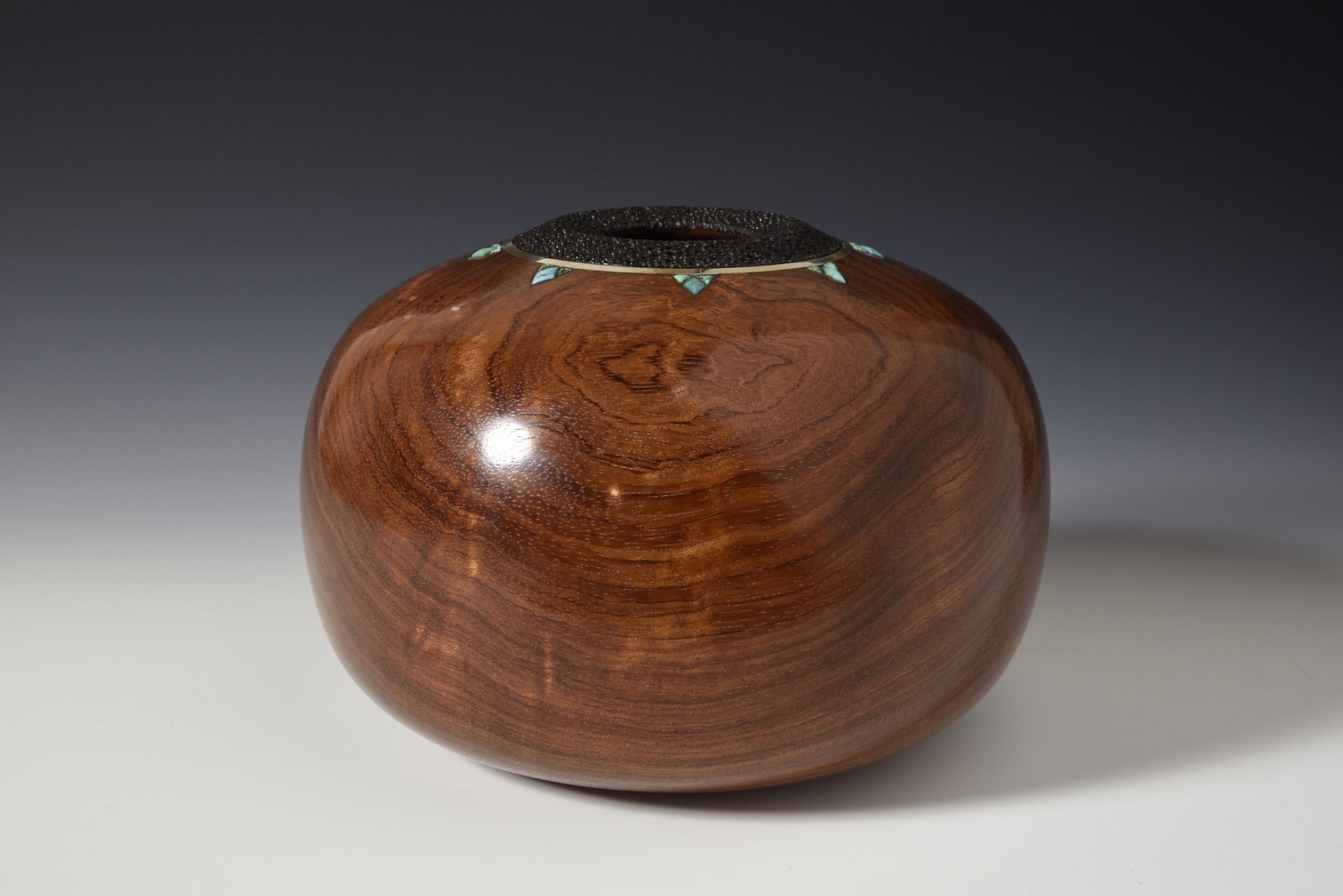 Bubinga With Turquoise Arrows