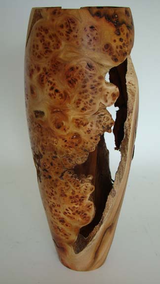Burr Witch Elm Vase.