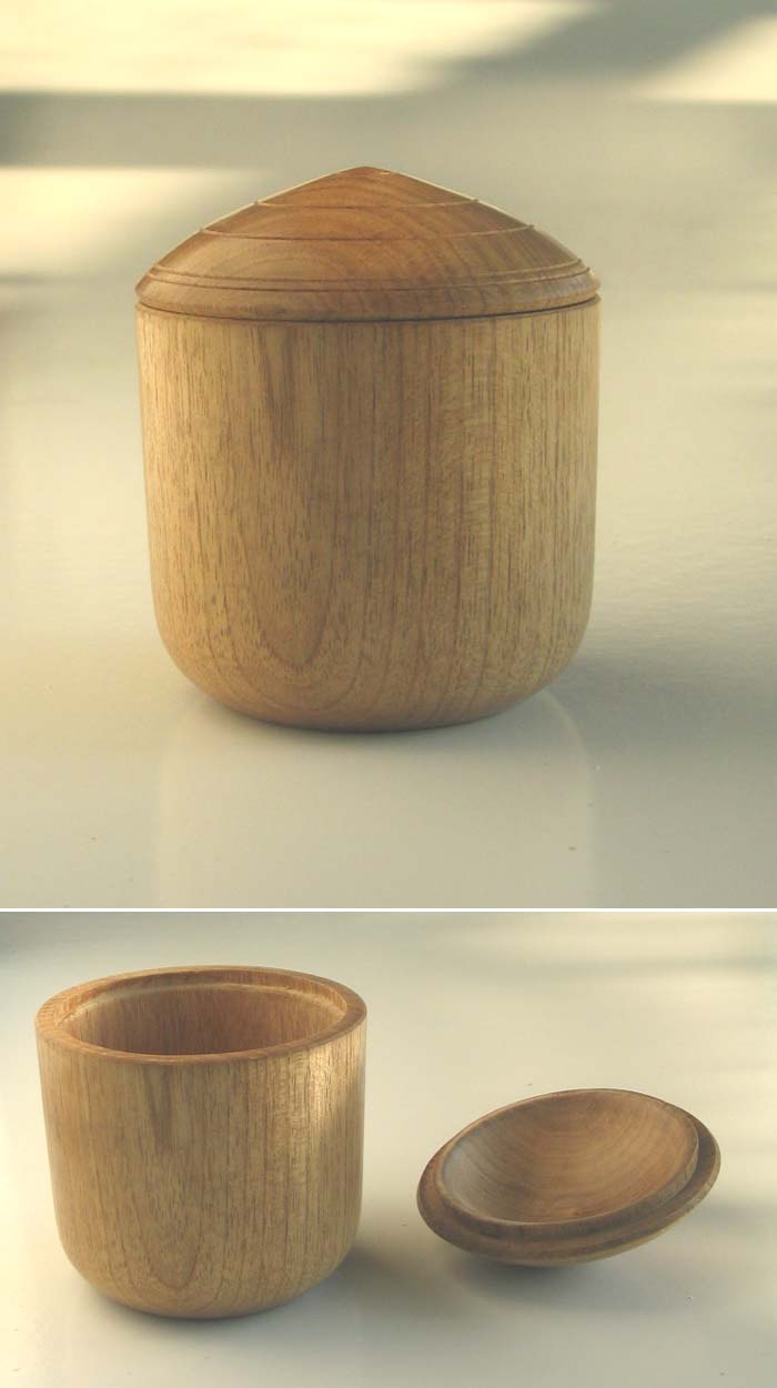 Butternut Lidded Box