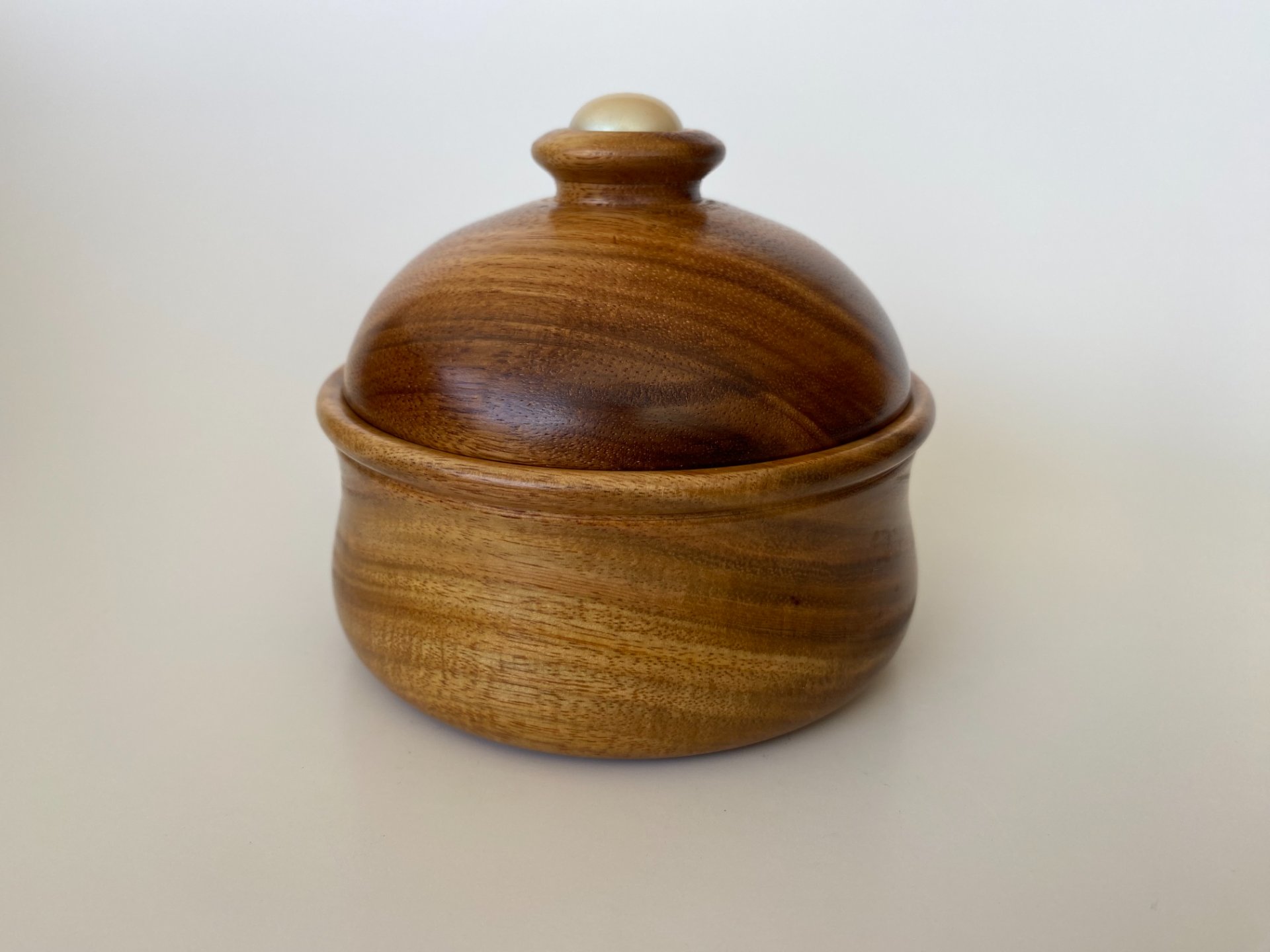 Canary Wood Lidded Box
