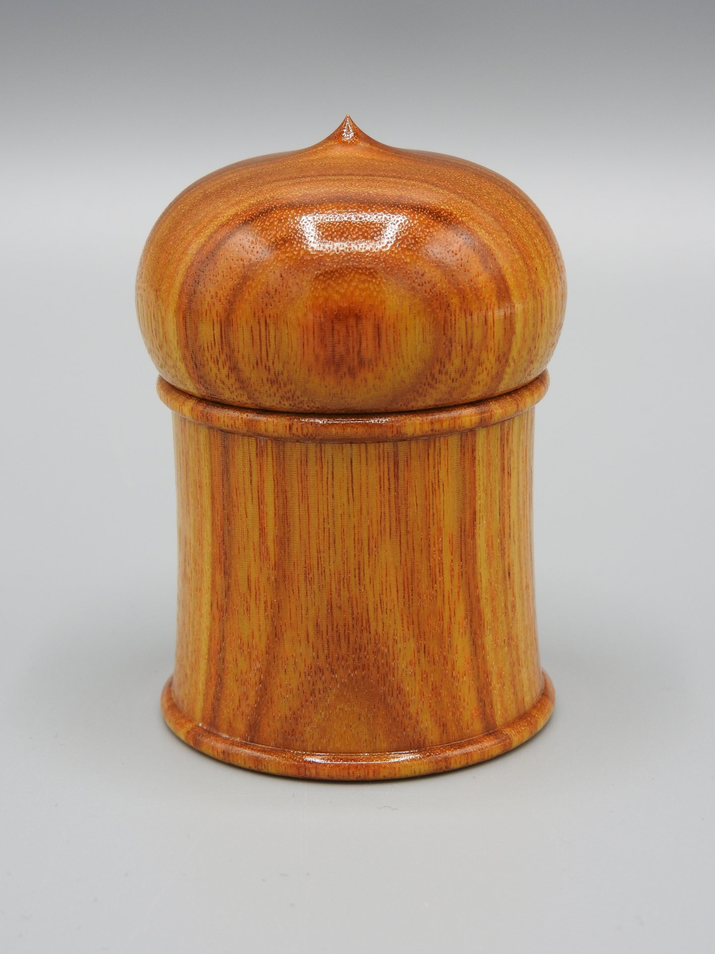 Canarywood Lidded Dome Box