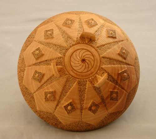 Carved Box "Geo" Bottom