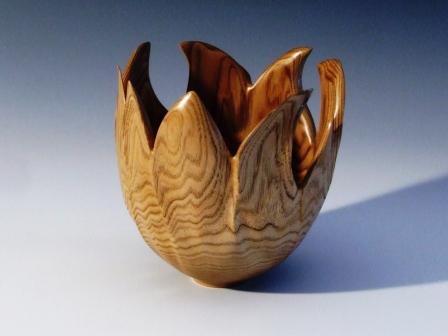Carved Butternut End Grain Vessel