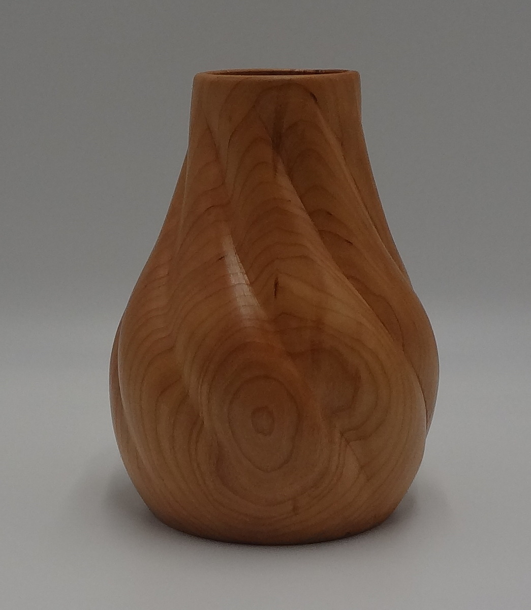 Carved Cherry Vase