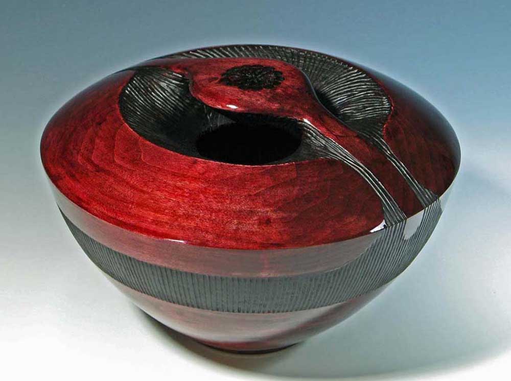 Carved Maple Bowl