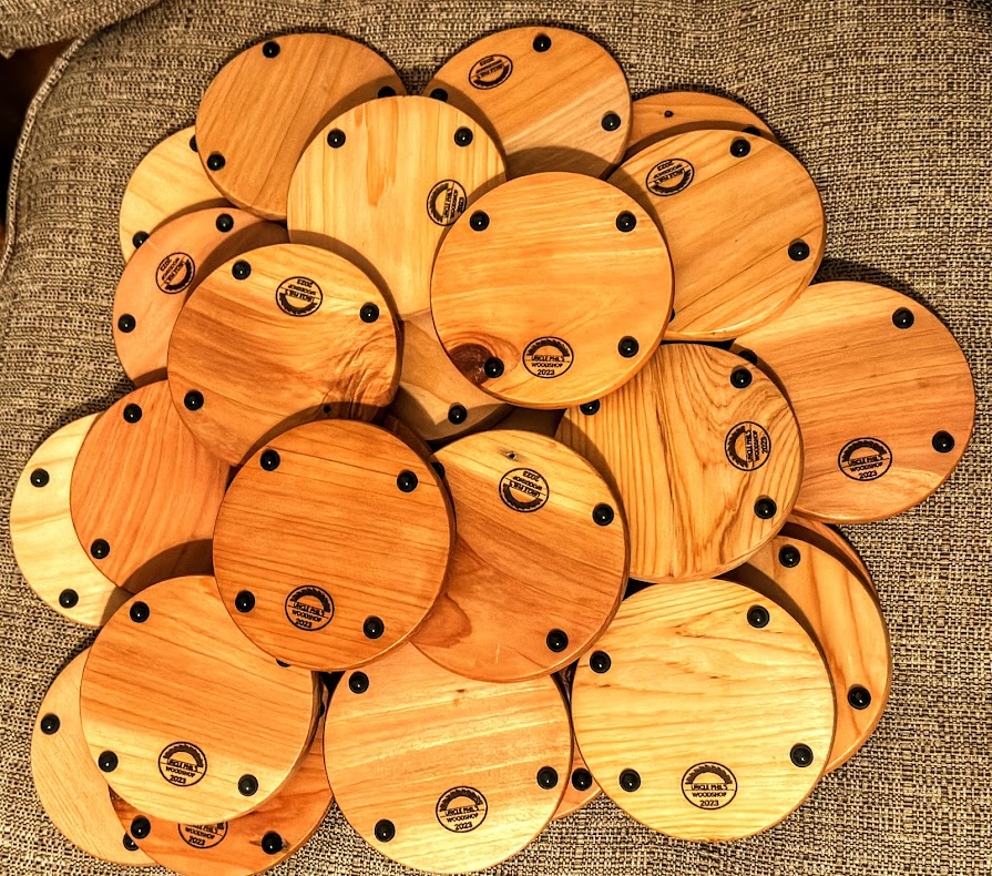 Cedar coasters